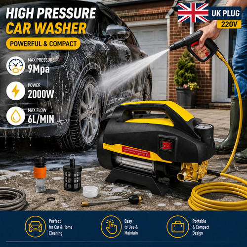 2000w pressure washer power - 2000w,